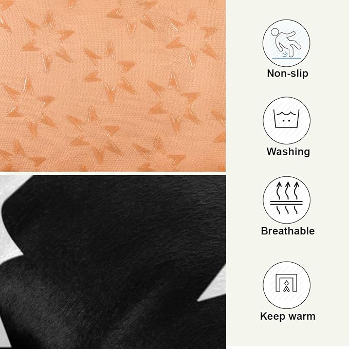 Pet Bed Halloween Bats Dog Bed Mat Absorbing Non Slip Pad Pet Sleeping Mat for Small, Medium, and Large Dogs Puppy Cat 36 in x 24 in