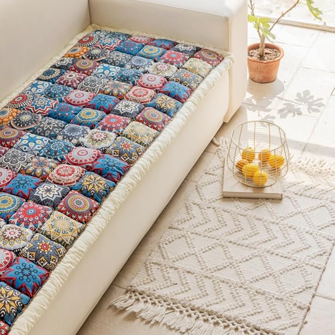 Washable Pet Bed Couch Cover, Funny Cat Mat, Anti-Slip Dog Bed, Pet Friendly Sofa Cover for Large Dogs (Phantom Blue, 70x180 cm/28 * 71in)