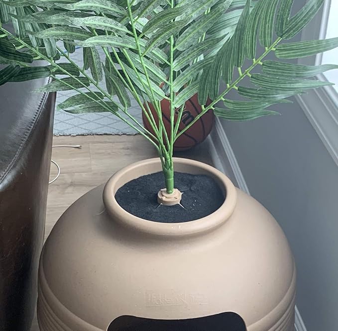 4-Pack Activated Carbon Filter for Cat Litter Box - Premium Pre-Cut Activated Charcoal Filters Replacement for Hidden Cat Litter Planter - Superior Odor Absorber and Air Filtration