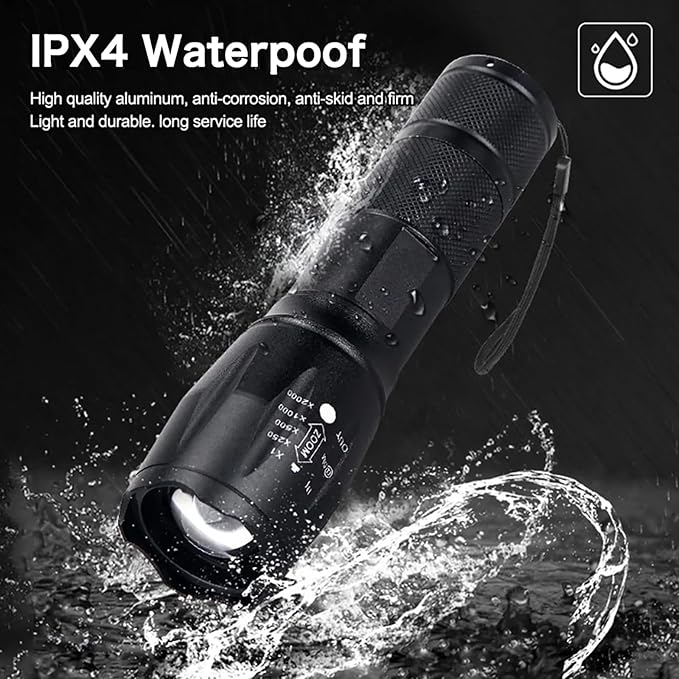 UV 395nm Flashlight USB Rechargeable, Blacklight Flashlight, LED Torch with White and Ultraviolet Light Combo, Black Light Pet Urine Detector for Dog Cat Pee, AC Leak, Scorpions, Rocks, Resin