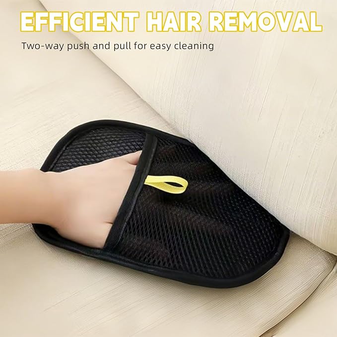 Pet Hair Removal Glove for Cats & Dogs, Upgrade Efficient Grooming Gloves for Pet Hair, Electrostatic Pet Hair Remover for Hair Removal, Reusable Pet Hair Remover Glove (2pcs)
