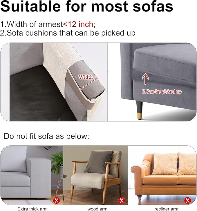 Cat Scratch Sofa Protector,27.6L*19.6Winch Cat Scratch Furniture Protector Pad Couch Arm Sheild with Natural Sisal for Protecting Couch Sofa Chair Furniture（Beige/Left Handed