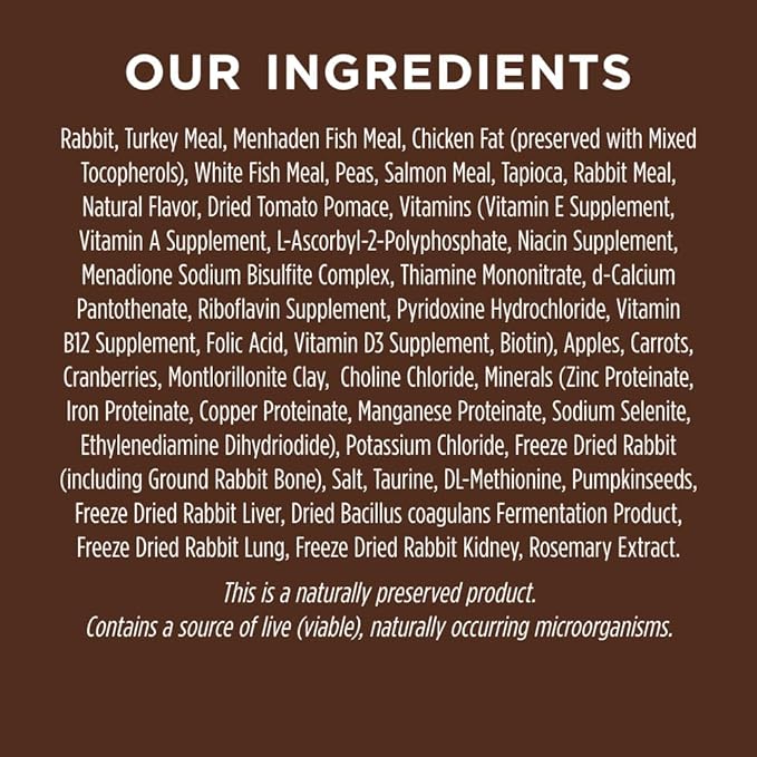 Instinct Original Dry Cat Food, Raw Coated Kibble, High Protein, Grain Free Recipe - Real Rabbit, 4.5 lb. Bag