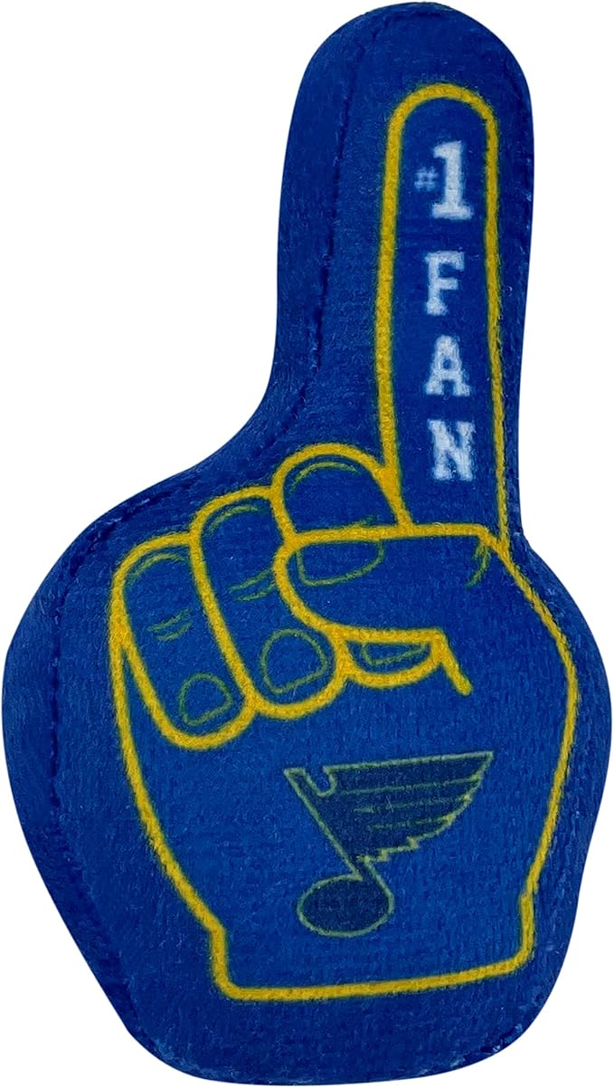 Best Plush CAT Toy NHL ST Louis Blues Complete Set of 3 Piece Cat Toys Filled with Fresh Catnip. Includes: 1 Jersey Cat Toy, 1 Hockey Puck Cat Toy with Feathers & 1#1 Fan Cat Toy. Beautiful Team Logo