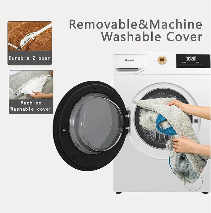 Orthopedic Dog Bed for Small Dogs - Washable Pet Bed with Removable Side Bolsters, Non-Slip Durable, Plush Cat Sofa for Comfort - Soft Supportive Small Dog Sofa (Orange)