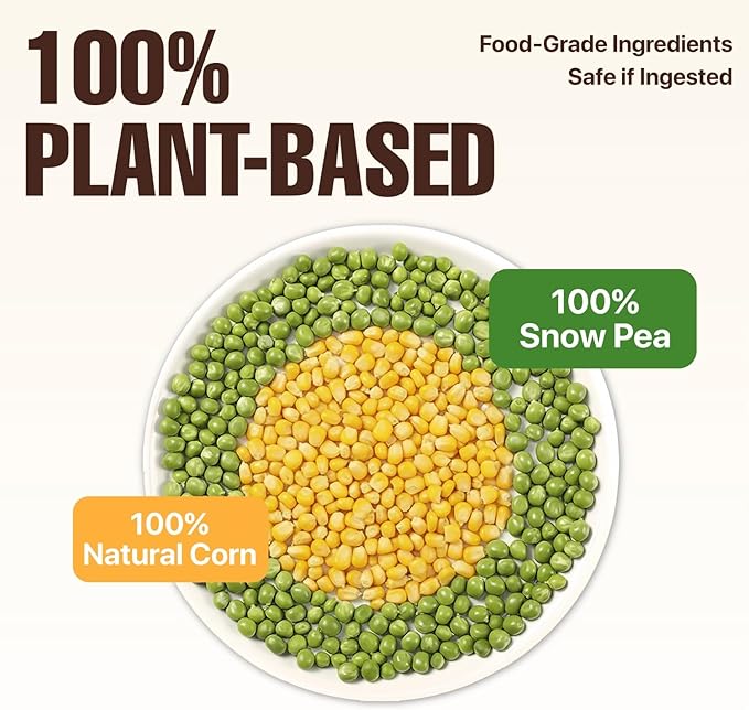 Tofu Cat Litter Natural Clumping Tofu Cat Litter, Fast Clumping and Easily Scoop-able 5.5lb/88oz 5 Scents - Original + Watermelon, 2 Pack