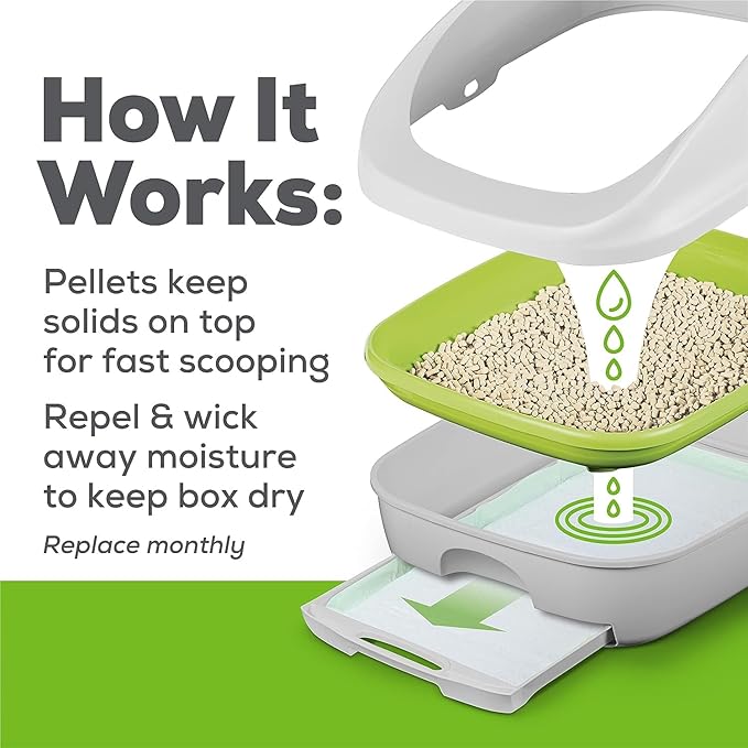 Aurora Pet Bundle (2) Tidy Cat Breeze Enhanced Active Clean Scent Cat Litter Pellets, Refill 7 lb with Aurora Pet Wipes