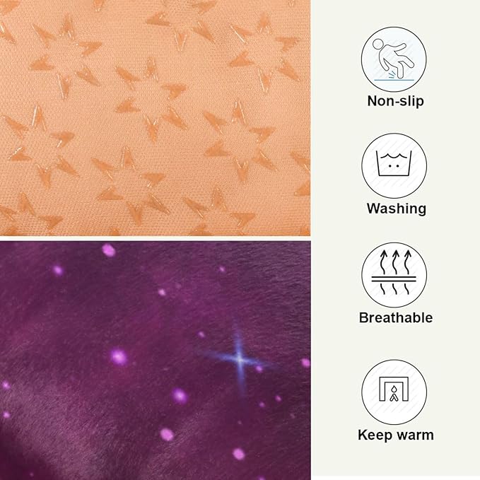 Nebula Galaxy Universe Pet Bed Cute Dog Bed Mat Absorbing Non Slip Pad Pet Sleeping Mat for Small, Medium, and Large Dogs Puppy Cat 24 in x 18 in