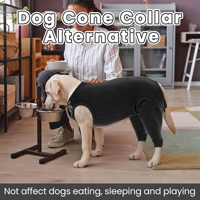 Nanaki Dog Surgery Suit Female Spay, Leg Sleeves for Dog Rear Legs, Doggy Onesie for Surgery Female, Doggy Recovery Suit Male Abdomen, Pet Wound Care Heal Protector, Surgical Suits for Pet Spay