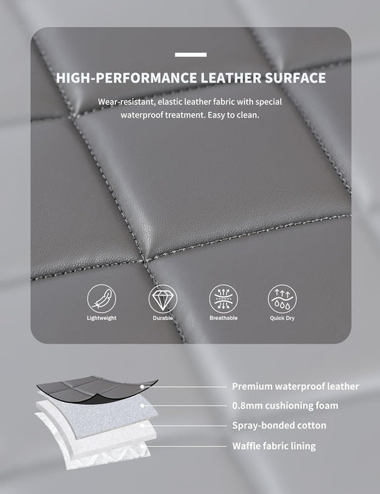 Harrison Howard Dressage Saddle Pad High-Performance Leather Saddle Pad for Horse Riding with Excellent Shock Absorption