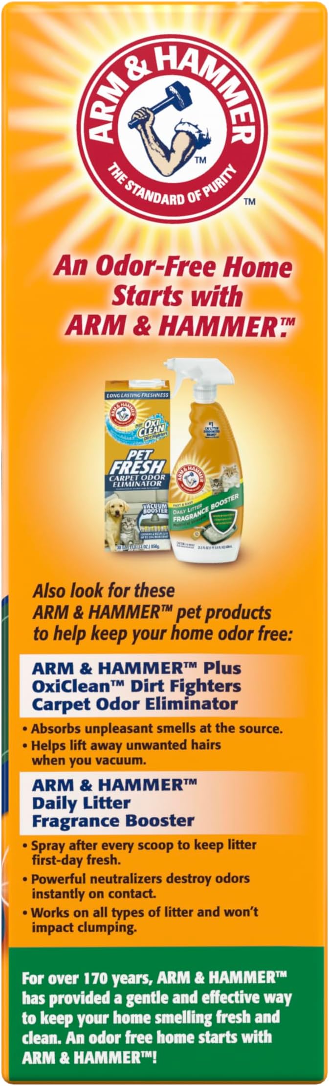 ARM & HAMMER Cat Litter Deodorizer Double Duty, 20 oz, 6 Pack