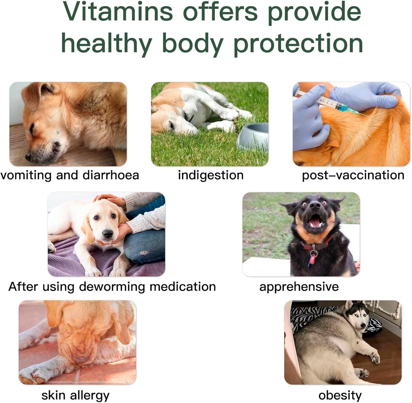 Dog Vitamins and Supplements, Senior & Puppy Multivitamin for Dogs Support with Glucosamine Chondroitin Omega Probiotics, Dog Multivitamins Chews for Hip & Joint, Skin, Immune, Chicken 60 Ct