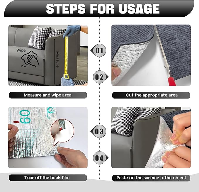 Cat Scratching Climbing Carpet Mat, Adhesive Trimmable Cat Scratcher Furniture Protector, Cat Post Covered Pad Replacement for DIY Cat Tree Shelf Steps Couch Corner Wall(Darkgrey,78.7x15.8In)