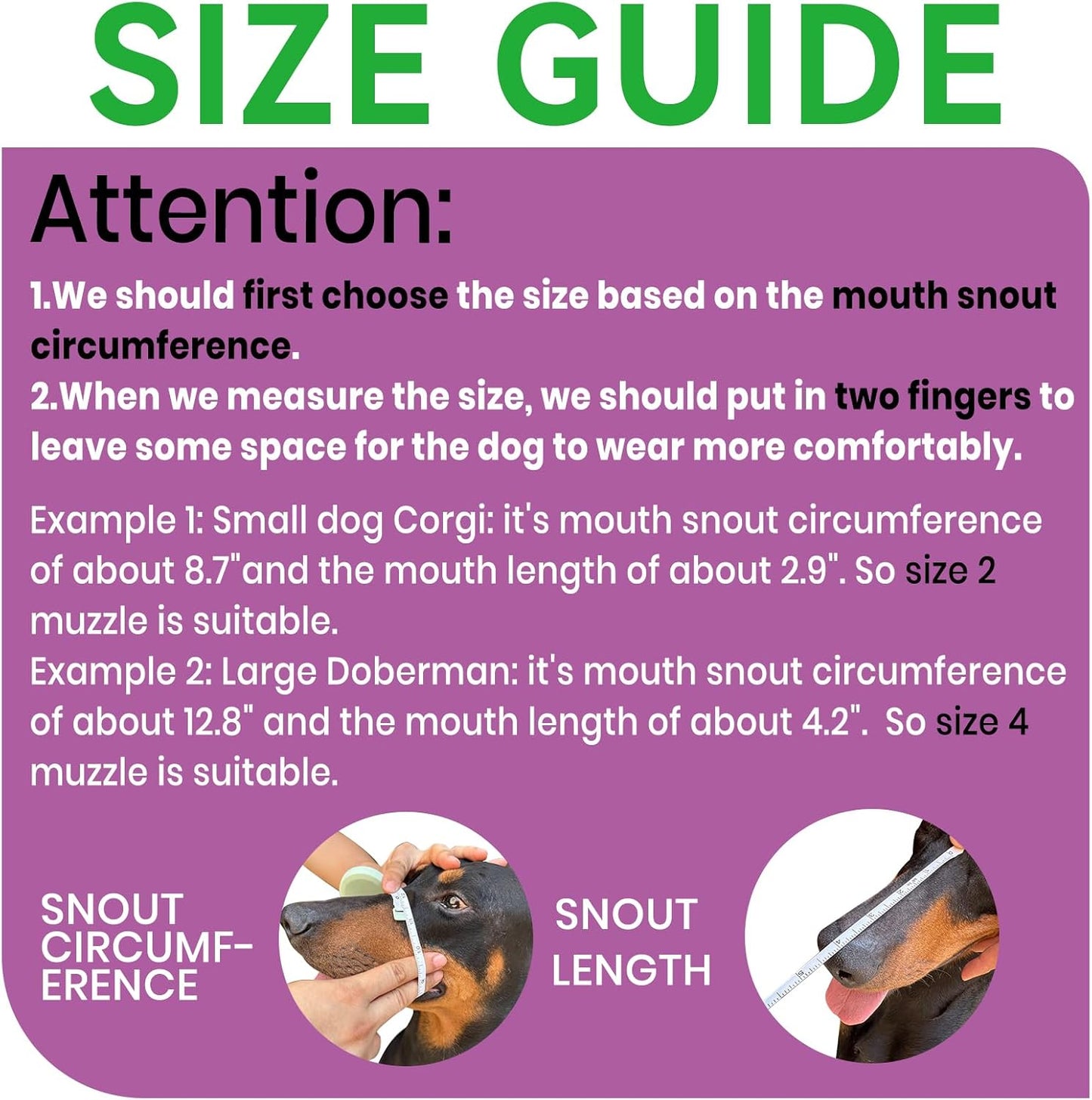 Glow-in-The-Dark Dog Muzzle, Basket Muzzle for Small Medium Large Dogs,Anti-Biting Chewing, Lightweight Cage Design,Allows Drinking & Panting,for Grooming & Training (Transparent Size M)