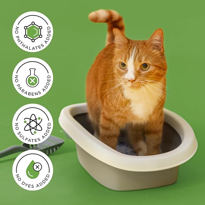 Pet-Pourri Smell Ya Litter Cat Litter Deodorizer Spray, 3.4 Fl Oz, Up to 170 Uses, Pet Odor Remover with Essential Oils for Air, Carpet, Urine, Vet Recommended, Bergamot Bamboo Scent