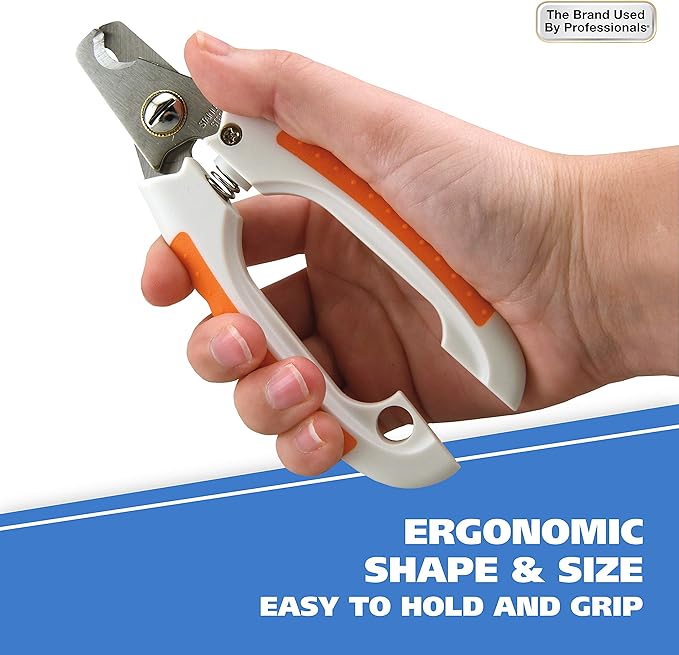 WAHL Pet Nail Clipper for Cutting Dog, Cat, & Animal Claws with Razor Sharp Stainless Steel Blades & Protective Safety Guard Locks for Safe Claw Care – Model 858448