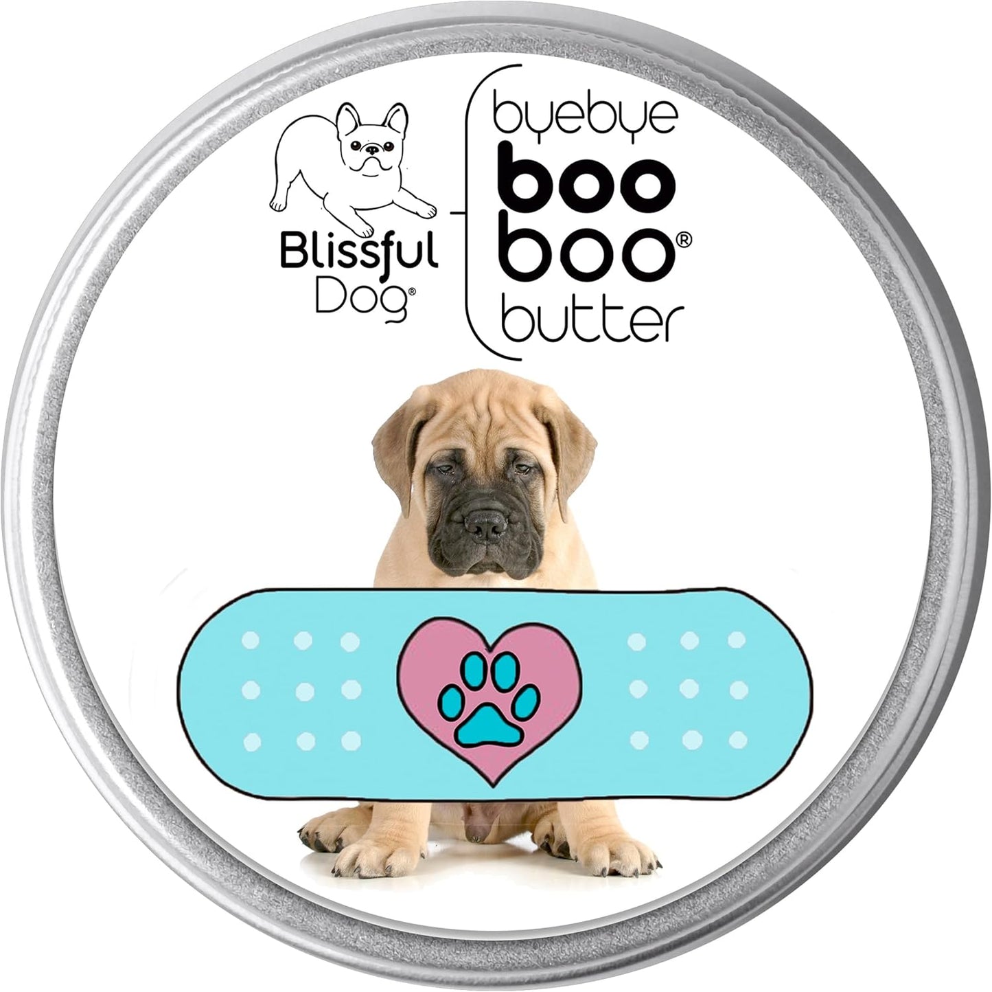 The Blissful Dog 4 oz TIN Bullmastiff Booboo Butter