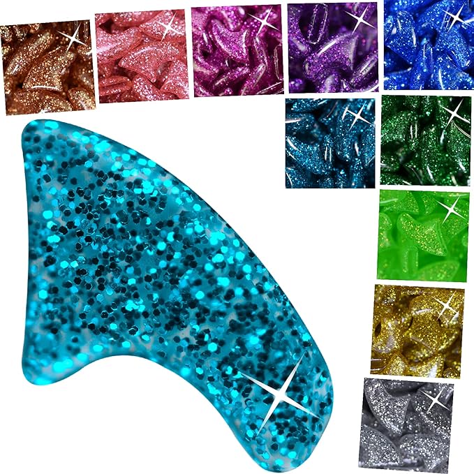 zetpo Cat Nail Caps | Cat Claw Covers | with Adhesives and Applicators (S, 5X Glitter Random Colors | 100 pcs)