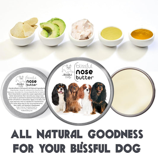 The Blissful Dog All 4 Cavalier King Charles Spaniel Unscented Nose Butter, 16oz