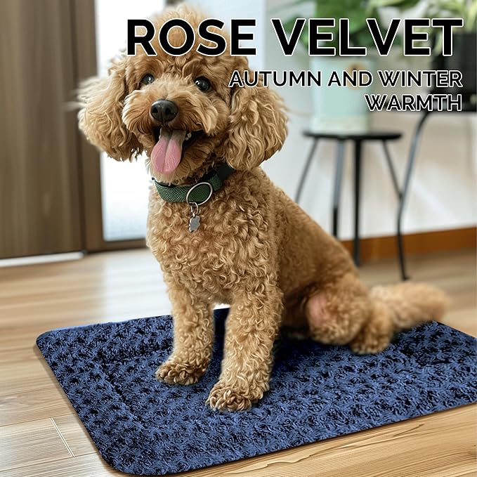 Dog Bed Mat - Comfortable Dog Kennel Pad, Multi-Purpose Dog Crate Bed & Dog Bed Mats for Dogs & Cats – Soft Dog Crate Mat & Dog Bed Crate Mat for Dog & Cat