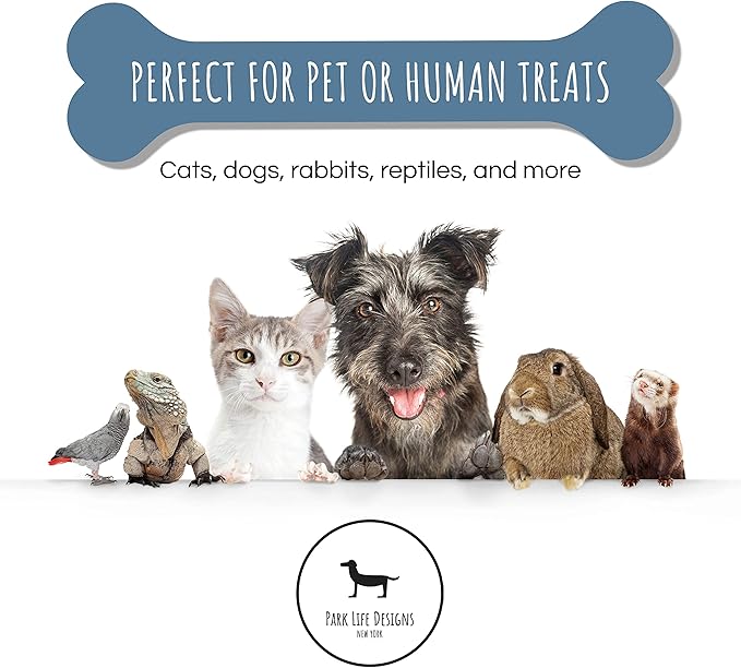 Park Life Designs - Metal Pet Treat Jar with Airtight Lid for Dogs, Cats, Puppies and More, Chic Kitchen Countertop Container for Cookies, Biscuits and Treats (Jasper, Grey, 1.4 Qt)