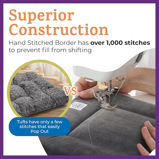 Pet Dreams Dog Crate Pad - Washable Kennel Mat, Crate Pads for Dog Cages, Non-Toxic, Flat Indoor Cat Bed, Fits iCrate 18, 24, 30, 36, 42, 48 Inches (Ivory, Small, 24")