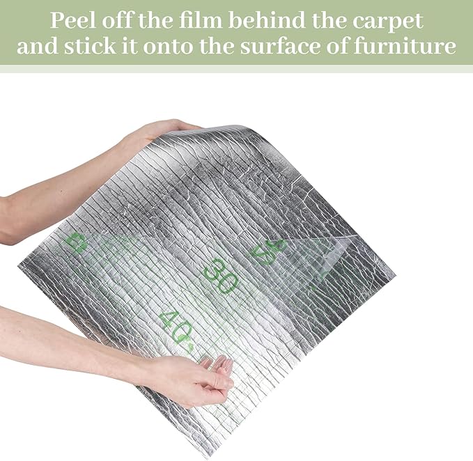 Uranshin Cat Scratch Mat, Trimmable Self-Adhesive Furniture Protector, Scratching Post Carpet 78.7"x15.8" Couch Protector From Claws (Dark Grey)