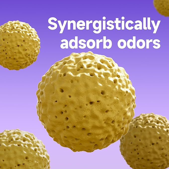 KERES Cat Litter Mixed- Ultra Absorbent, 99% Dust-Free, Advanced Odor Control, Fast-Clumping, Natural Clay & Tofu Blend, Low Tracking, Multi-Cat Formula (4.4lb*2bag)