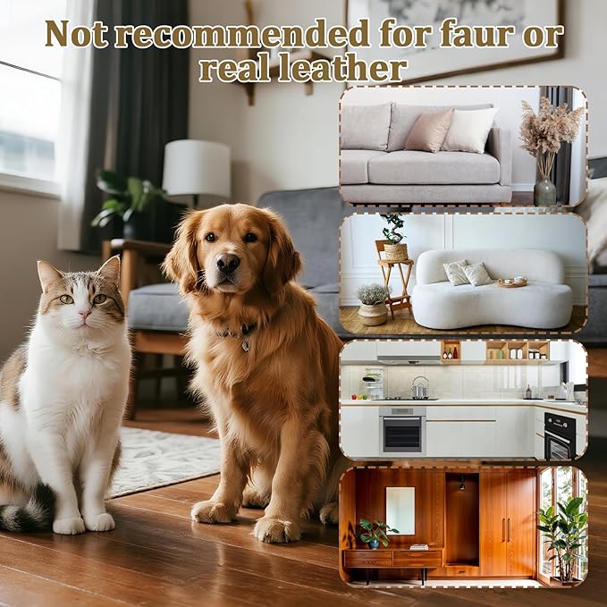 Cat Scratch Furniture Protector, Easy to Remove Couch Scratch Guard,Couch Protector from Cat Claws,Furniture Protection Pads and Cats Training Tape(20-Pack)