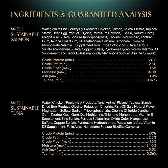 Sheba Perfect Portions Wet Cat Food Cuts in Gravy Variety Pack, with Sustainable Tuna and with Sustainable Salmon, 2.6 oz. Twin-Pack Trays (12 Count, 24 Servings) (Pack of 2)