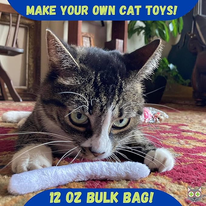 Smokey's Stash Catnip Stalkless Dried Ground Premium Bulk 6 Ounce Bag Strong Cat nip for Cats…