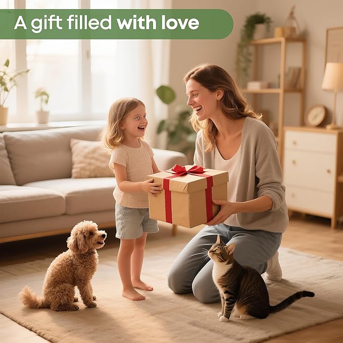 2-Layer Cat Hammock Bed, 24"x15.7"x16.3" Elevated Cat Bed with Pine Wood Frame, Breathable Washable Covers, Wooden Pet Furniture for Indoor Cats and Small Animals(White-2)