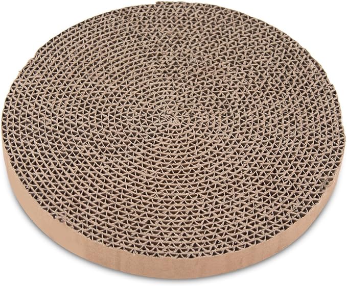 Best Pet Supplies Cat Scratcher Replacement Pads - Cardboard Cat Scratcher Pad, Relieves Stress, Supports Pet Behaviors, 5 Count