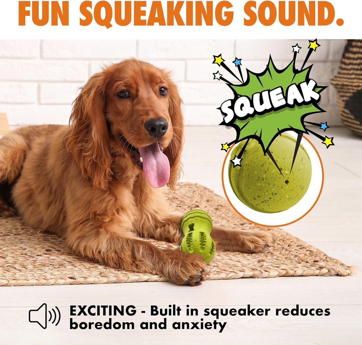 Max Fusion with Nike Grind, Dog Chew Toy, Arlee Weeble Treat Dispensing Toy for Dogs, Durable & Interactive for Pets, M