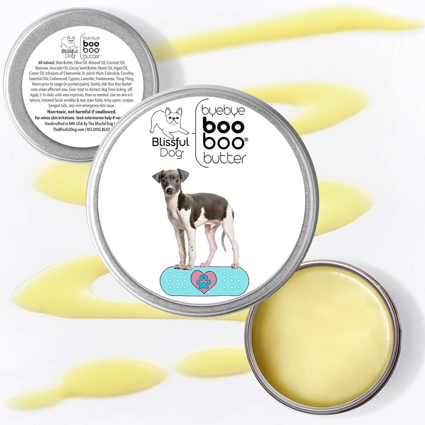 The Blissful Dog Italian Greyhound Boo Boo Butter, 2-Ounce
