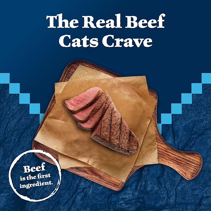 Blue Buffalo Wilderness Adult Dry Cat Food, Rocky Mountain Recipe, Chicken-Free & Grain-Free Recipe Made with Natural Ingredients, Red Meat, 4-lb Bag