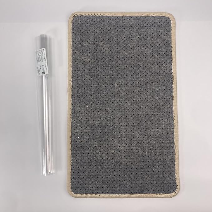 SOLDAY Sisal Cat Wall Scratcher 22x13 inch for Floor Wall Carpet Couch Furniture, Cat Scratching Posts with Velcro Tape, Anti Scratch Furniture Protector(Ginger Cat Stargazing)