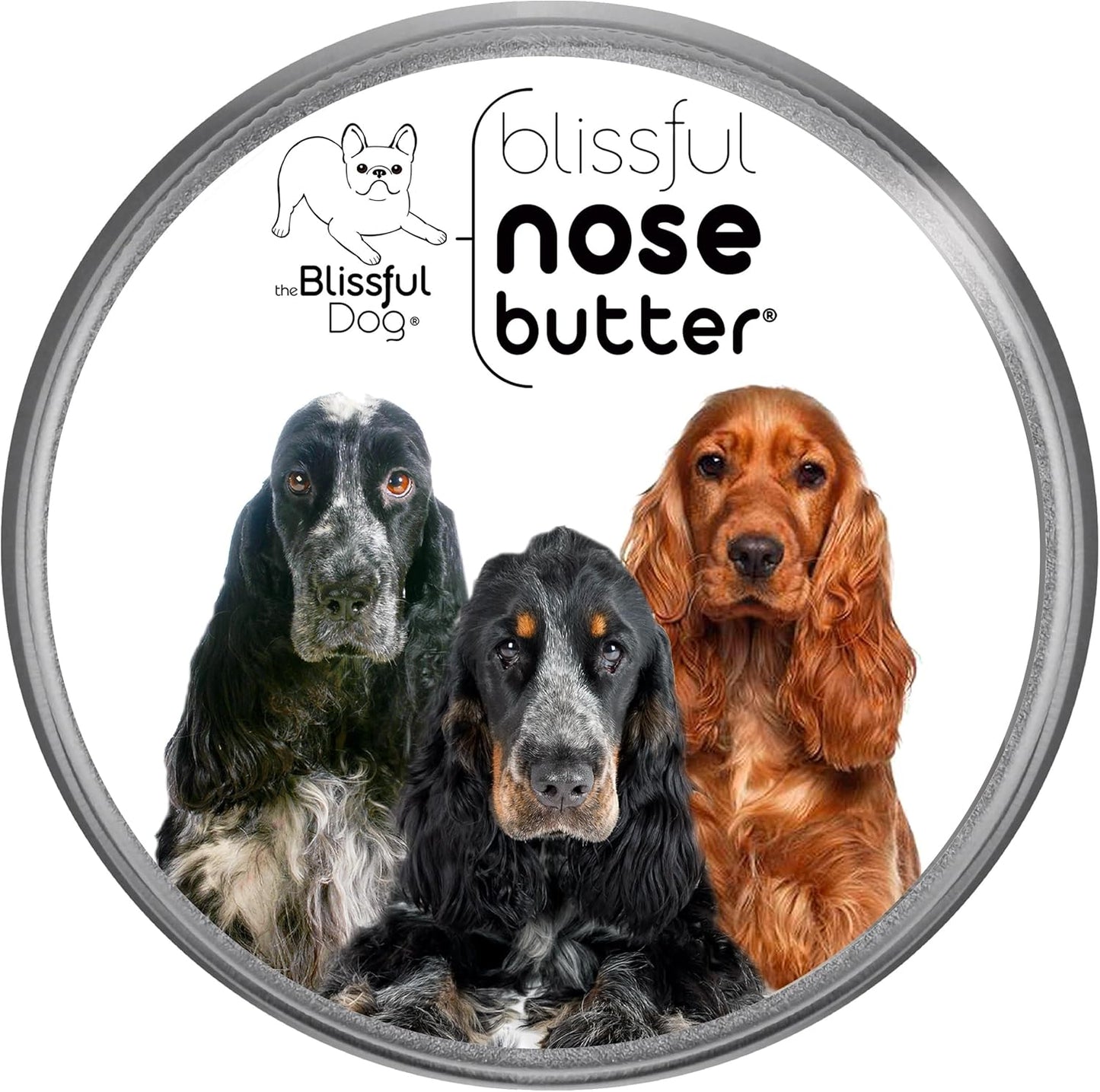 The Blissful Dog English Cocker Spaniel Unscented Nose Butter - Dog Nose Butter, 8-Ounce
