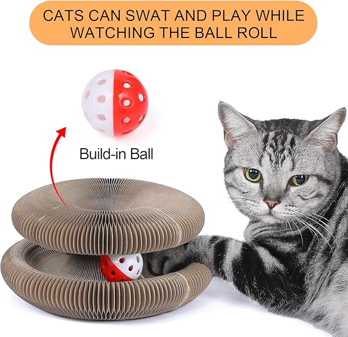 TV Cat Scratcher Cardboard Lounge Bed, Cat Scratching Board, Durable Board Pads Prevents Furniture Damage (L-Shape) (Reversible)
