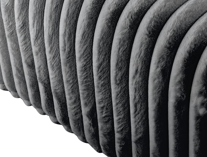 Storage Bench Pet Supplies Corduroy Bench Cat's nest to Hide for The Living Room, Entryway and Bedroom (Black)