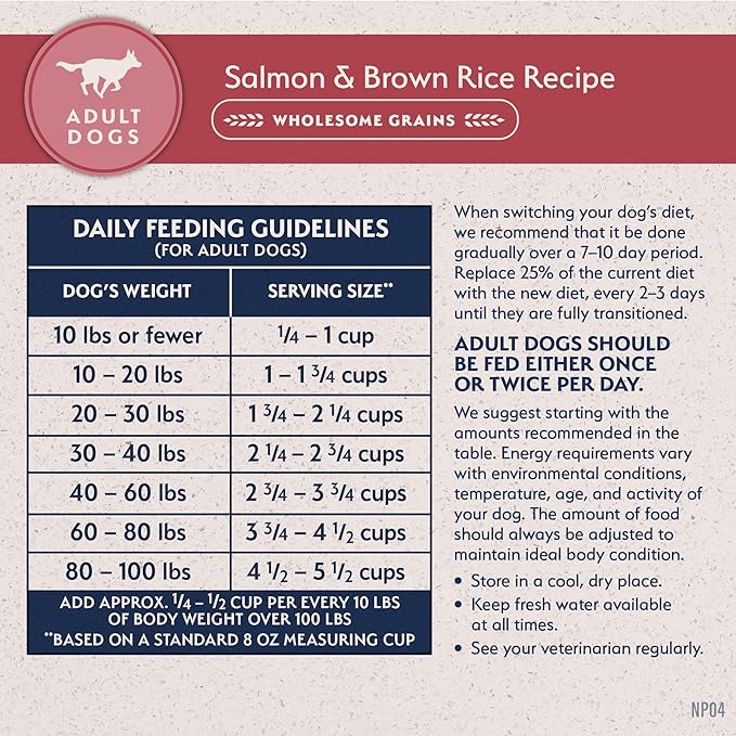 Natural Balance Limited Ingredient Adult Dry Dog Food with Healthy Grains, Salmon & Brown Rice Recipe, 4 Pound (Pack of 1)