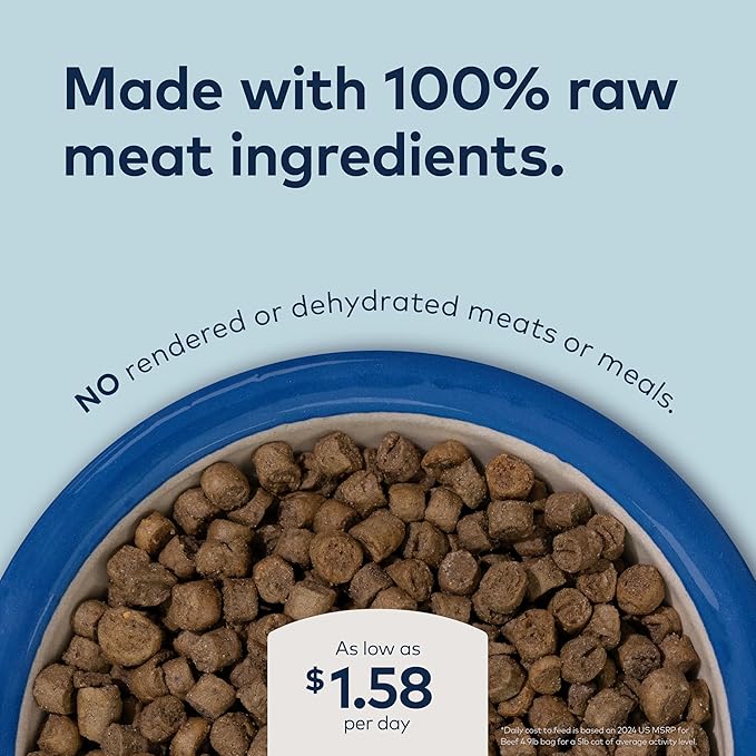 ZIWI Peak Steam & Dried Cat Food – Cage-Free Chicken w/Whole Mackerel - High Protein, Skin & Coat Health, Low Carb, for All Life Stages (78.4oz)