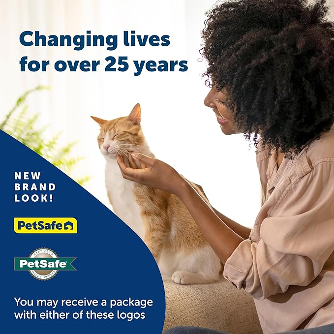 Official PetSafe ScoopFree Crystal Reusable Tray for Cat Litter Boxes - Includes 4.3 lb of Premium Blue Non Clumping Crystal Litter - Compatible with All PetSafe ScoopFree Automatic Litter Boxes