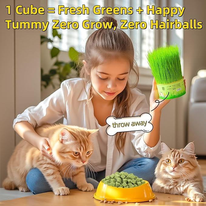 Cats Grass Treats 60g/2.12oz Catnip Toy Fish Oil Freeze Dried Chicken Cat Food Hairball Removal Kitten Chew Snack Cleaning Teeth Kitty Dental Care Indoor Kitten Edible Grass Stick Lickable