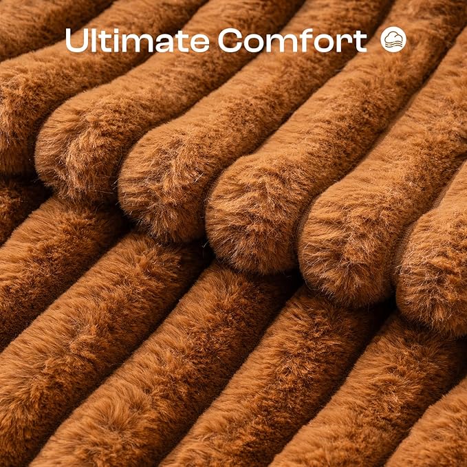 MEWOOFUN Cat Beds for Indoor Cats, Fluffy Cat Couch with Removable Washable Cover, Supportive Small Dog Beds for Puppy & Kitten up to 15 lbs (Brown, 24x19x12)