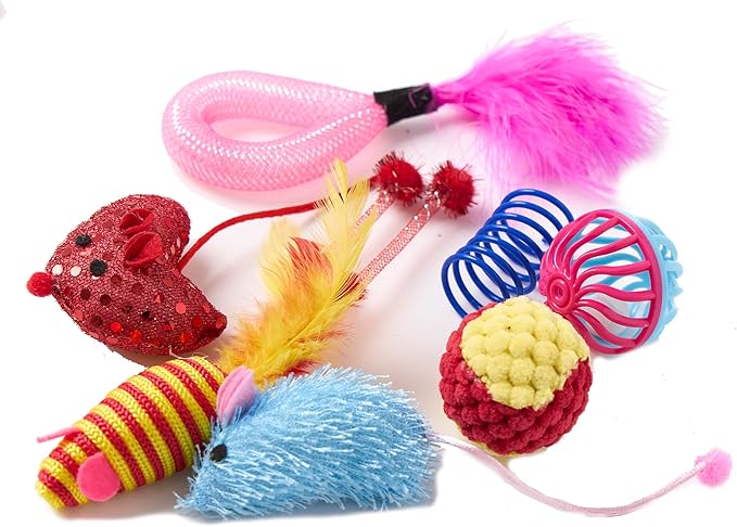 Fashion's Talk Cat Toys Variety Pack for Kitty 20 Pieces