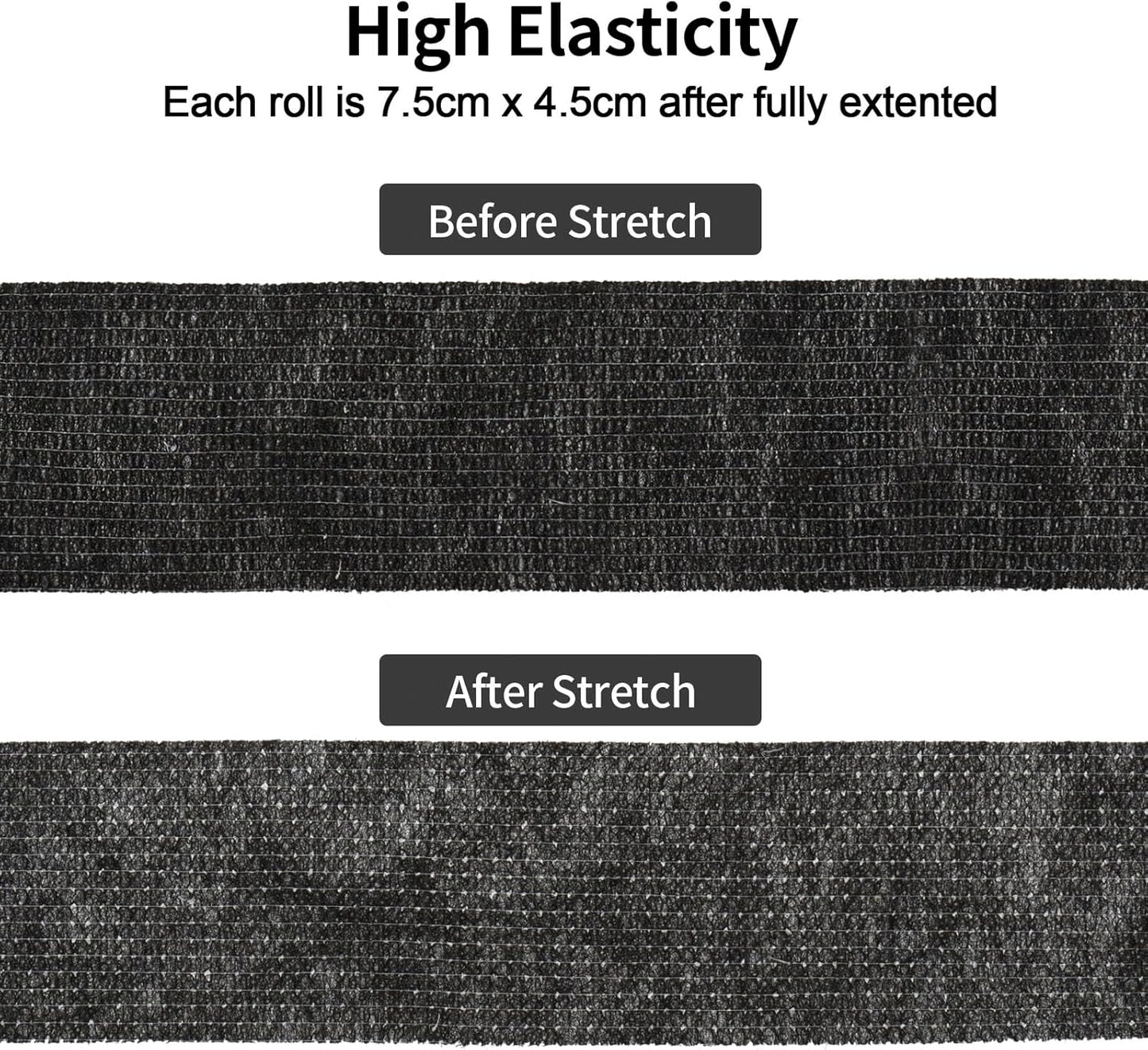 12 Pack Self Adhesive Bandage Wrap 3 inch X 5 Yards Elastic Self Adherent Cohesive Bandage for Ankle Wrist Sports Athletic Tape Pet Vet Wrap for Horses Dog First Aid Tape