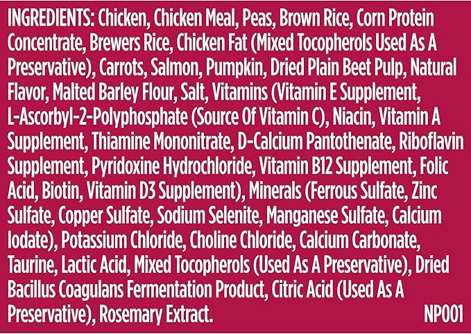 Nutrish Everyday Digestion Dry Cat Food, Chicken Brown Rice and Salmon Recipe with Peas and Carrots, 3 lb. Bag, 4 Count, (Rachael Ray)