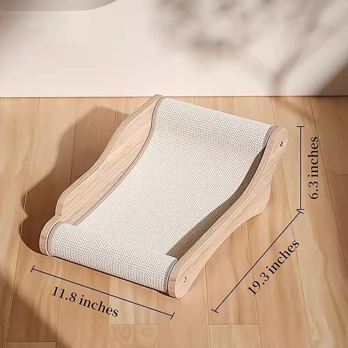 Cat Scratching Post Cat Hammock Scratcher for Indoor Cats Clearance Durable Sisal Cat Scratch Pad Wooden Cat Scratching Board Medium Small Kitty Scratcher Lounger Modern