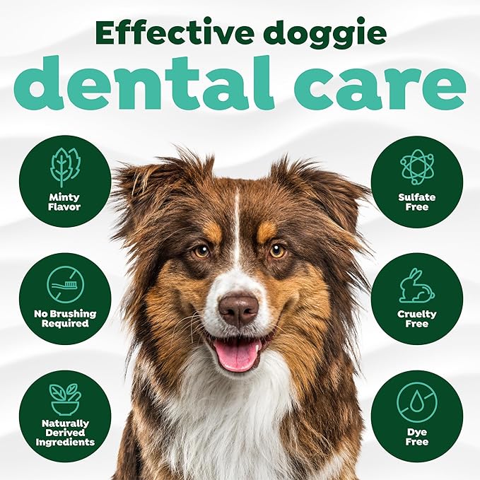 TropiClean Fresh Breath Oral Care Spray for Dogs & Cats | Dog Breath Spray | Mint Breath Freshener | Pet Bad Breath Treatment | Made in The USA | 4 oz